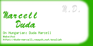 marcell duda business card